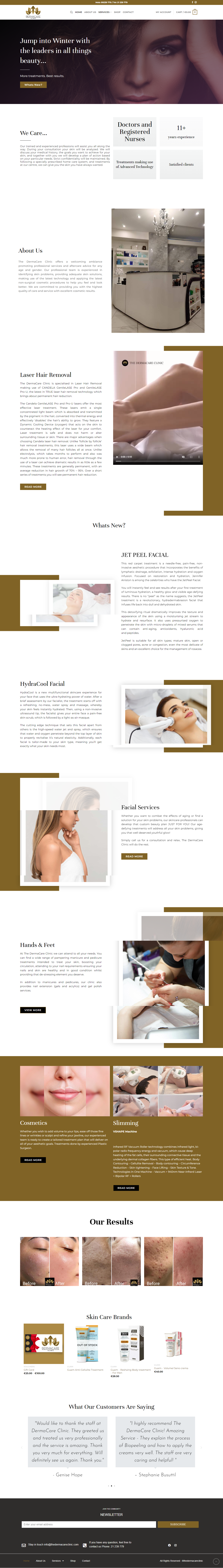 Bermacare Clinic full page screenshot